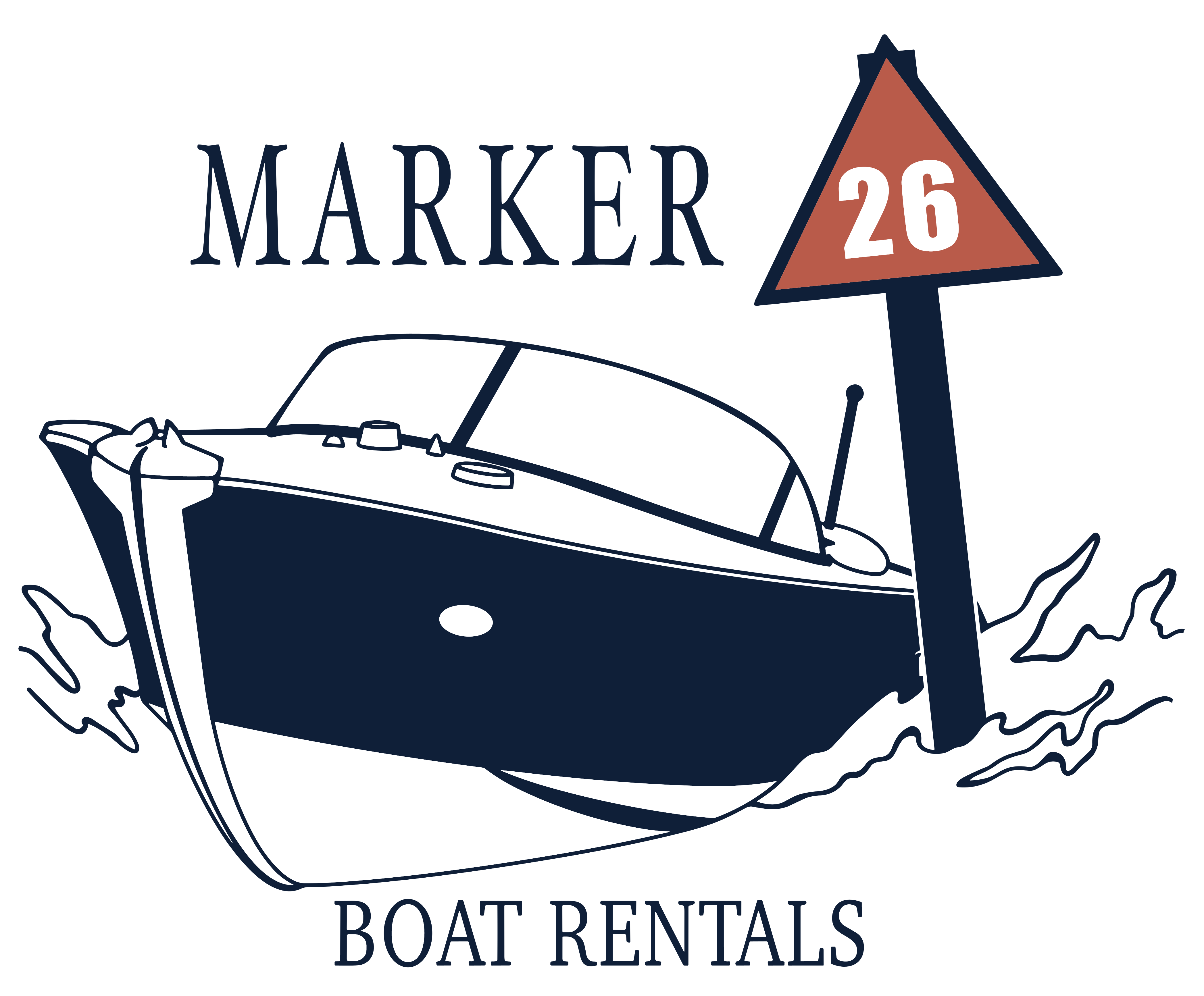 Marker 26 Boat Rental Logo
